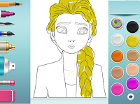 Play Coloring Book For Elsa