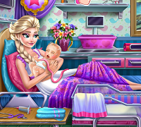Frozen Elsa Birth Caring