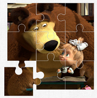 Play Masha And The Bear Jigsaw