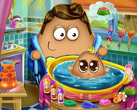 Play Pou Baby Wash